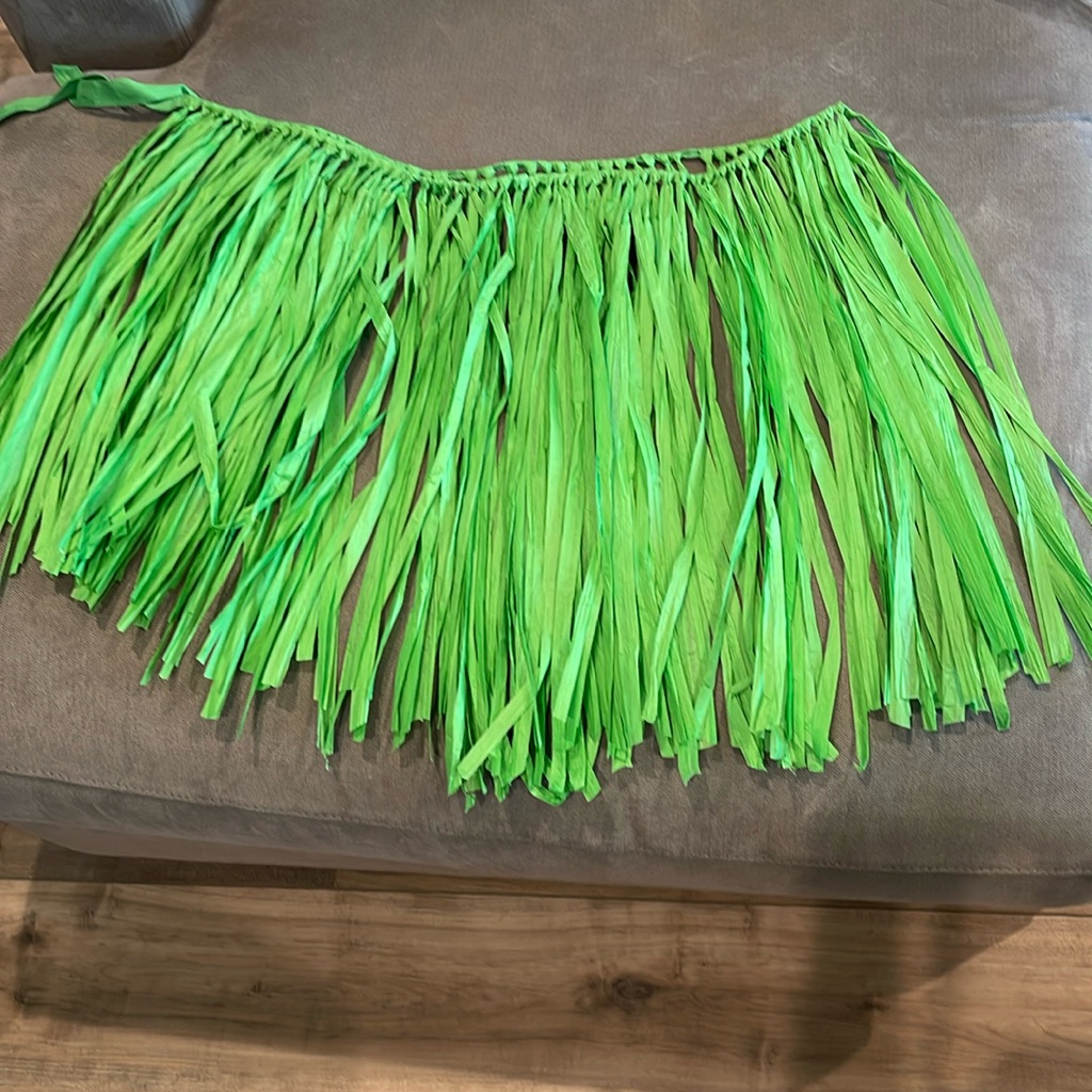 Paper Grass Skirt Os